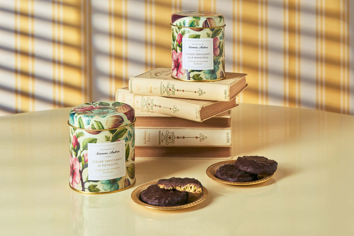Cialde Croccanti ricoperte di cioccolato fondente 60%