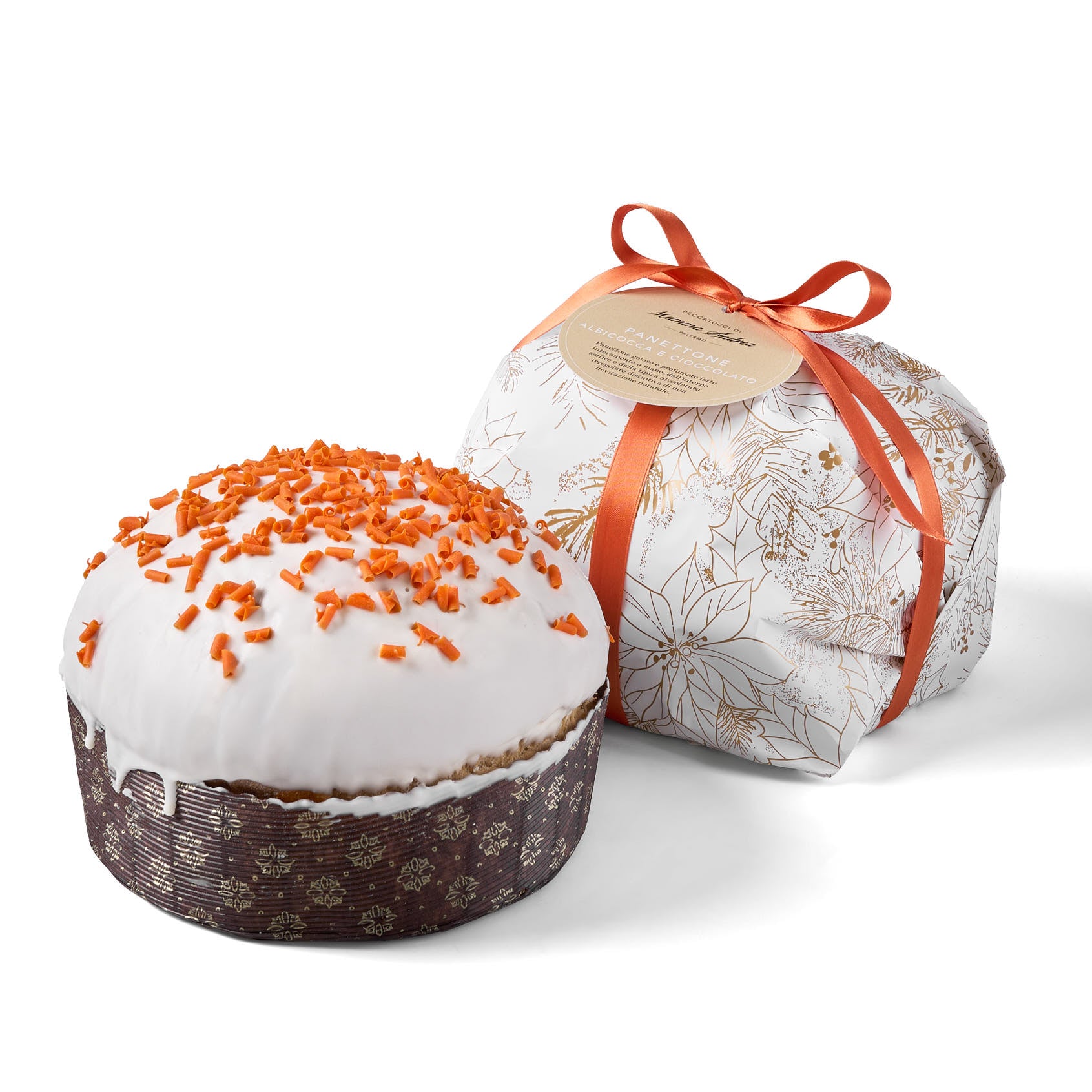Panettone albicocca e cioccolato