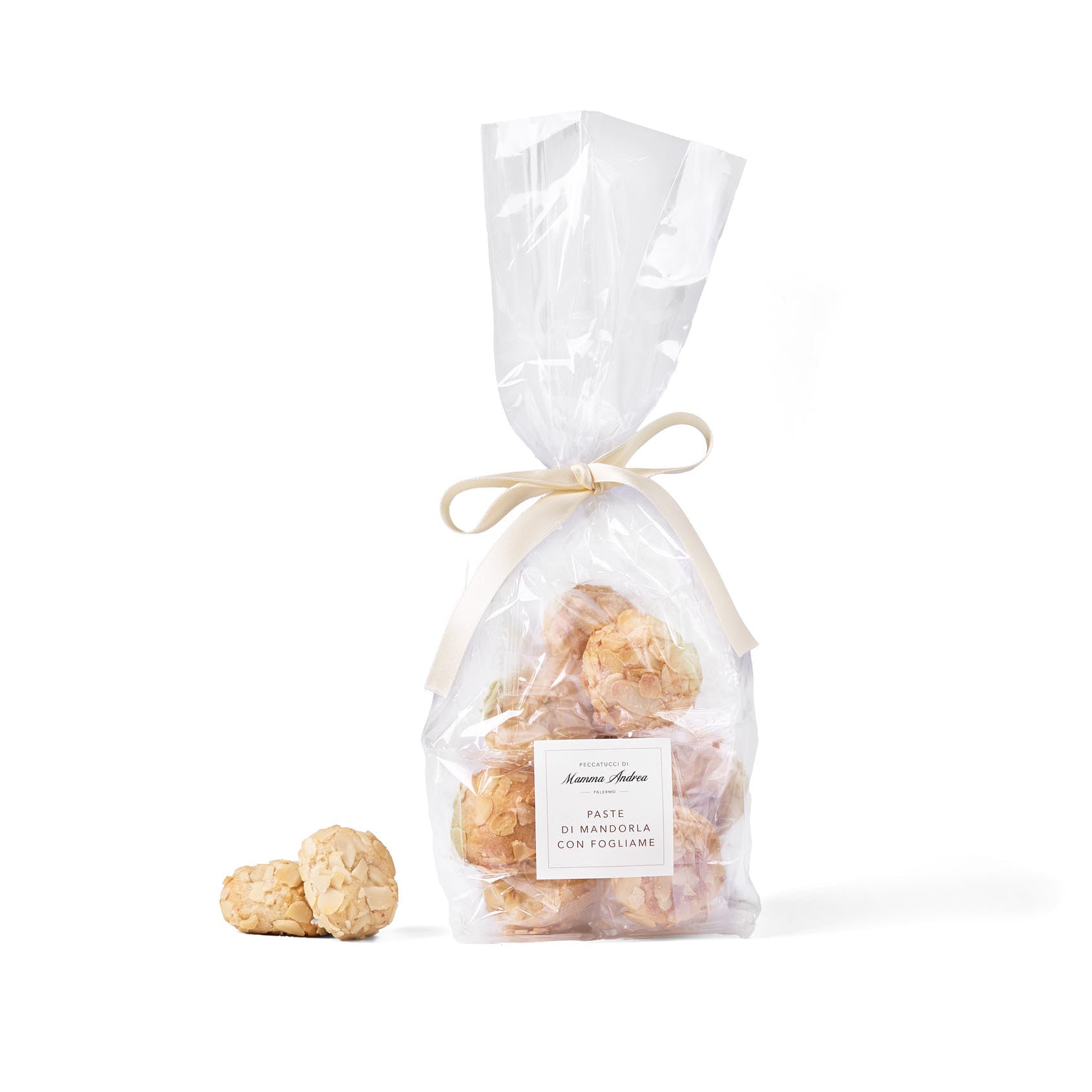 Paste di mandorla classica con fogliame