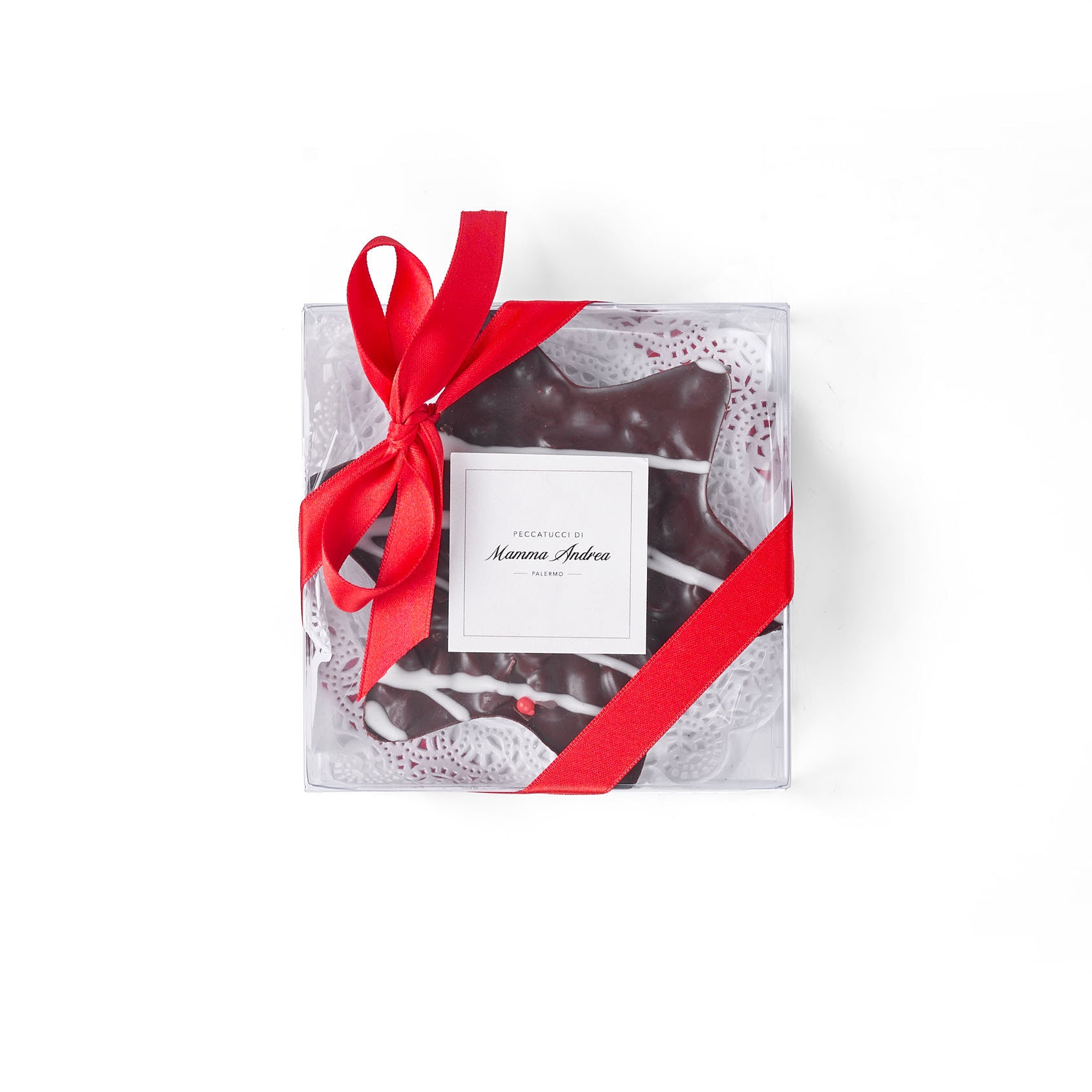 Cioccolato torronato fondente e pistacchio - Stellina