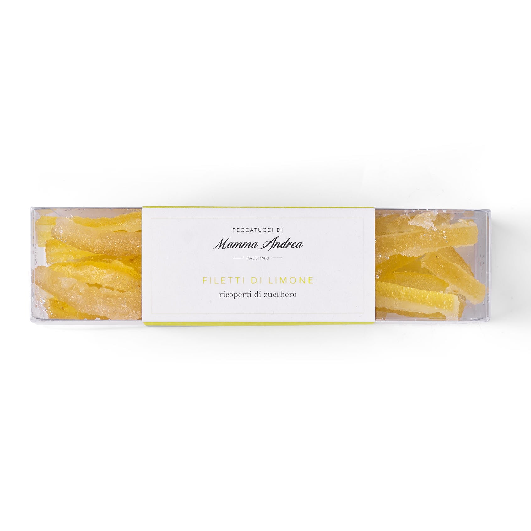 Limone candito granellato nello zucchero - Scorzette