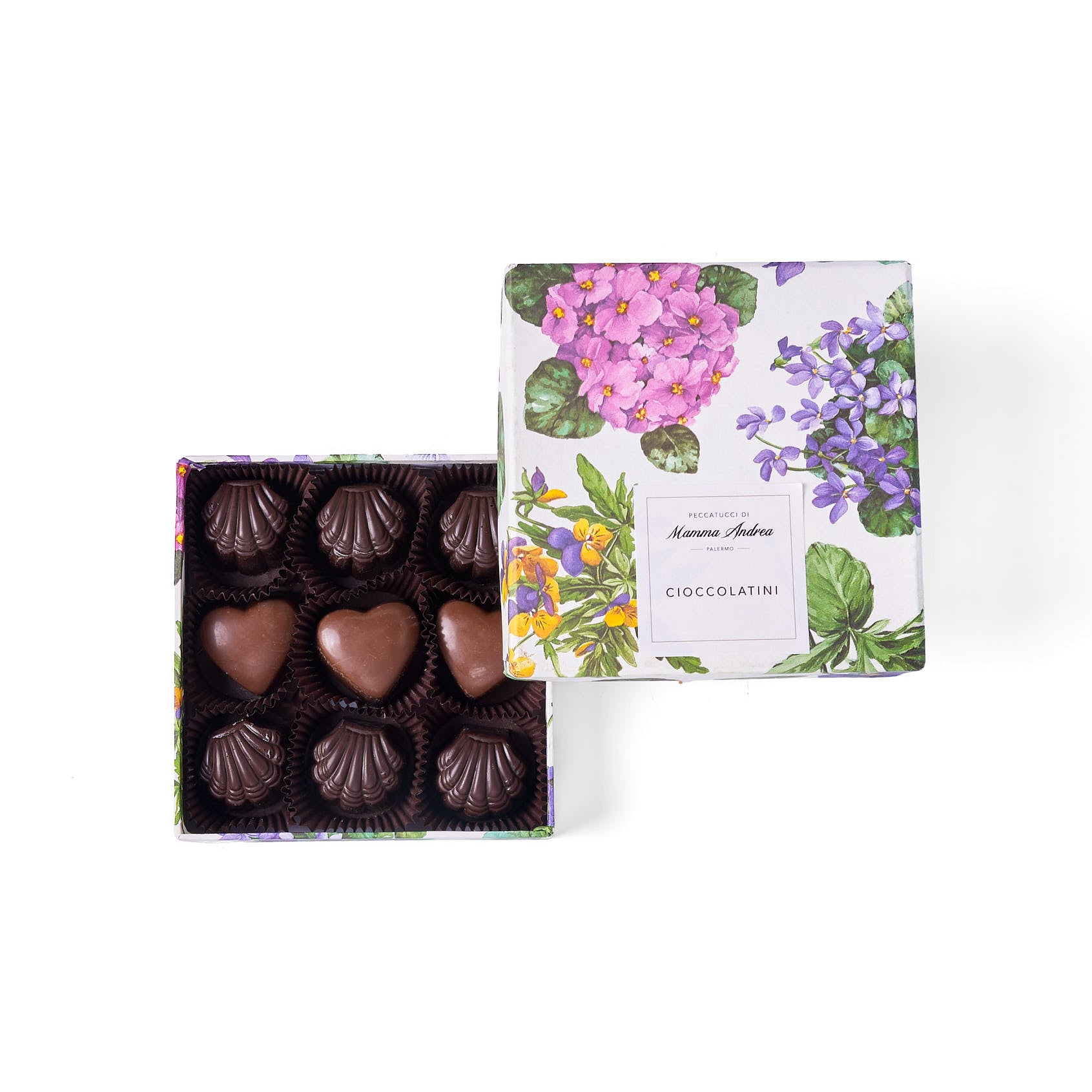 Cioccolatini ripieni - Scatola quadra