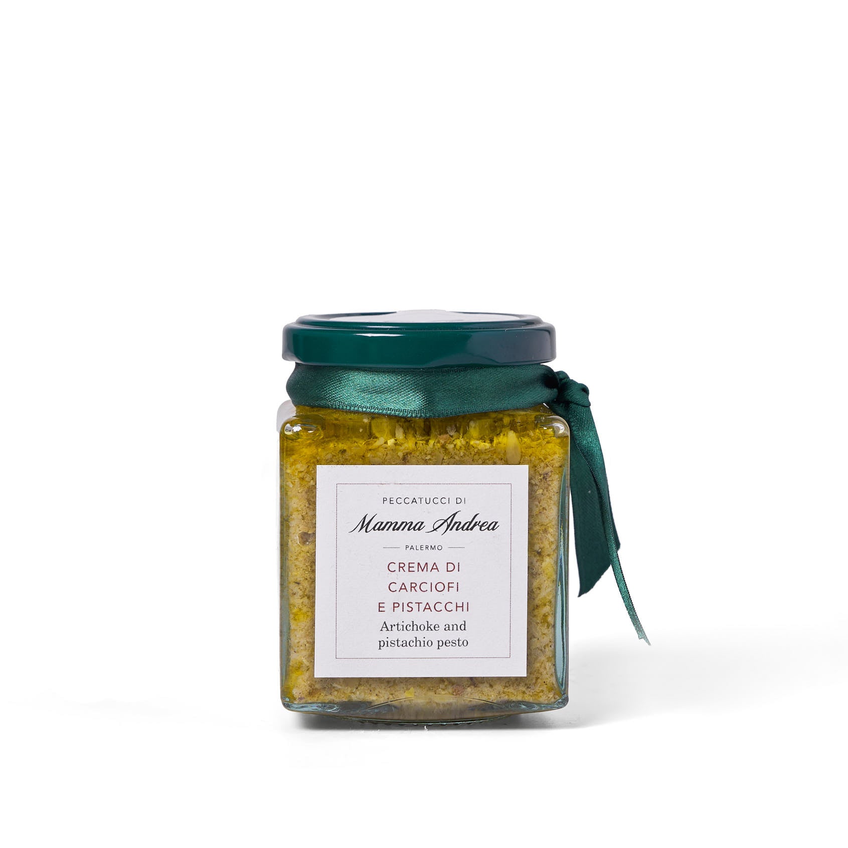 Crema di carciofi con pistacchi