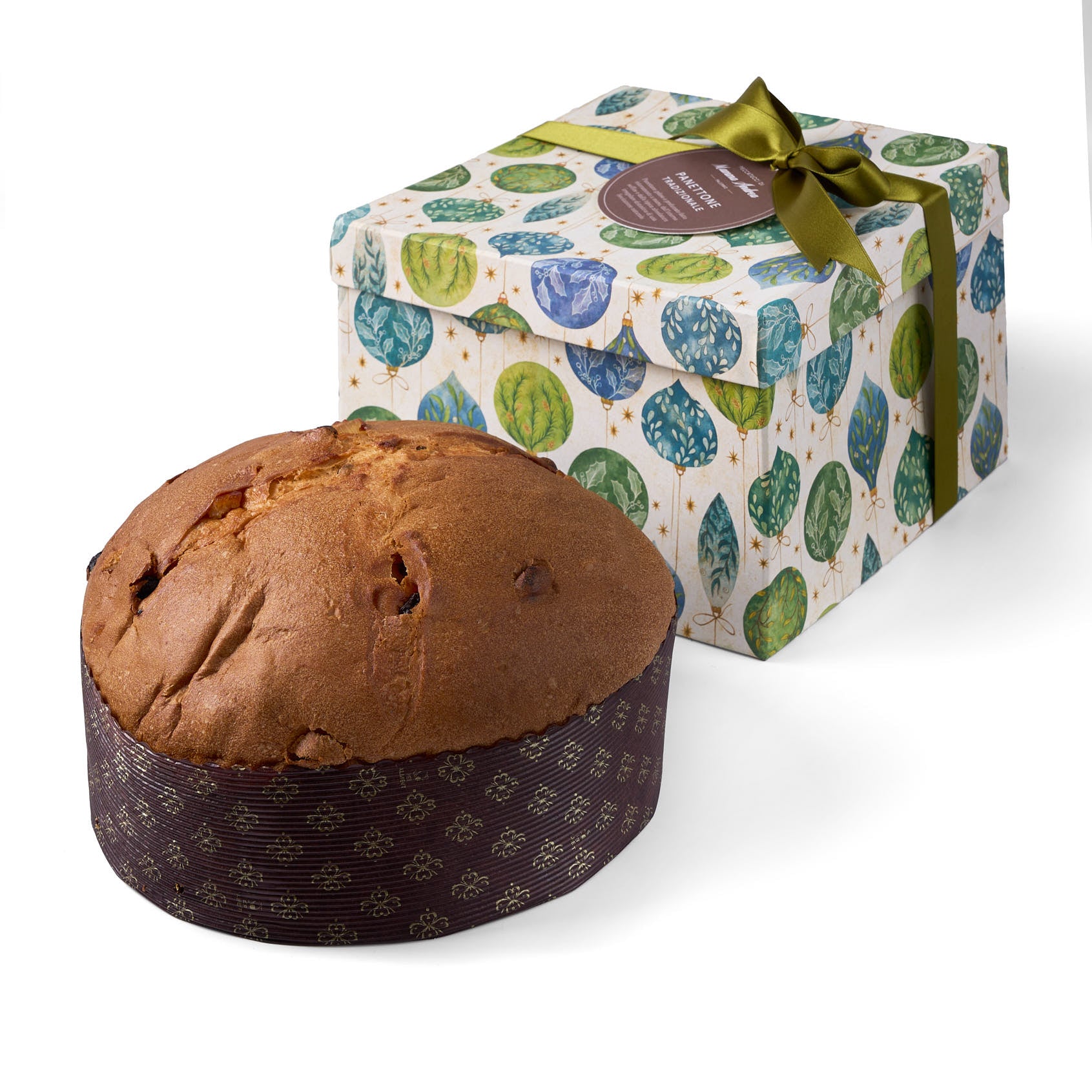 Panettone tradizionale in scatola regalo