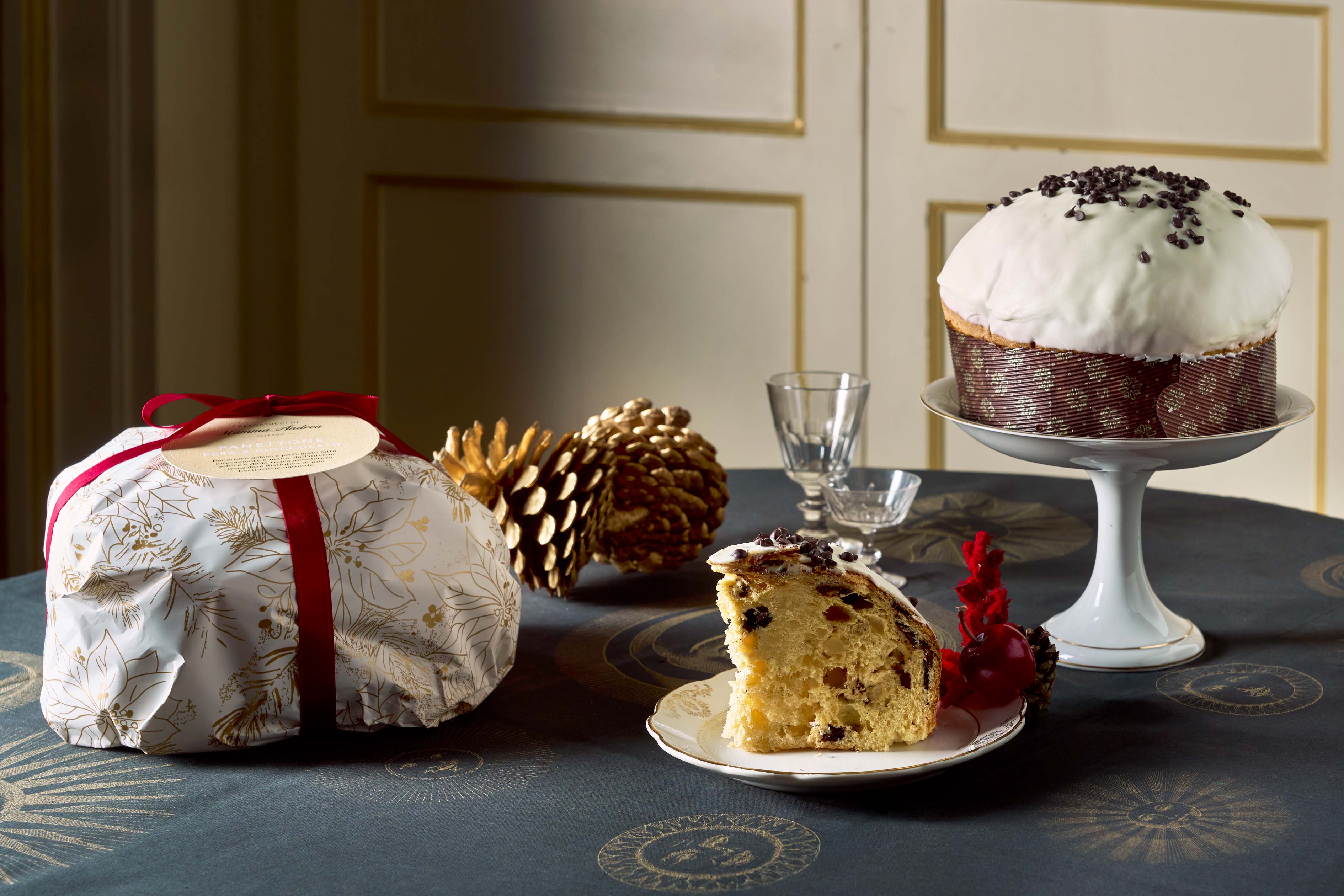 Panettone pera e cioccolato