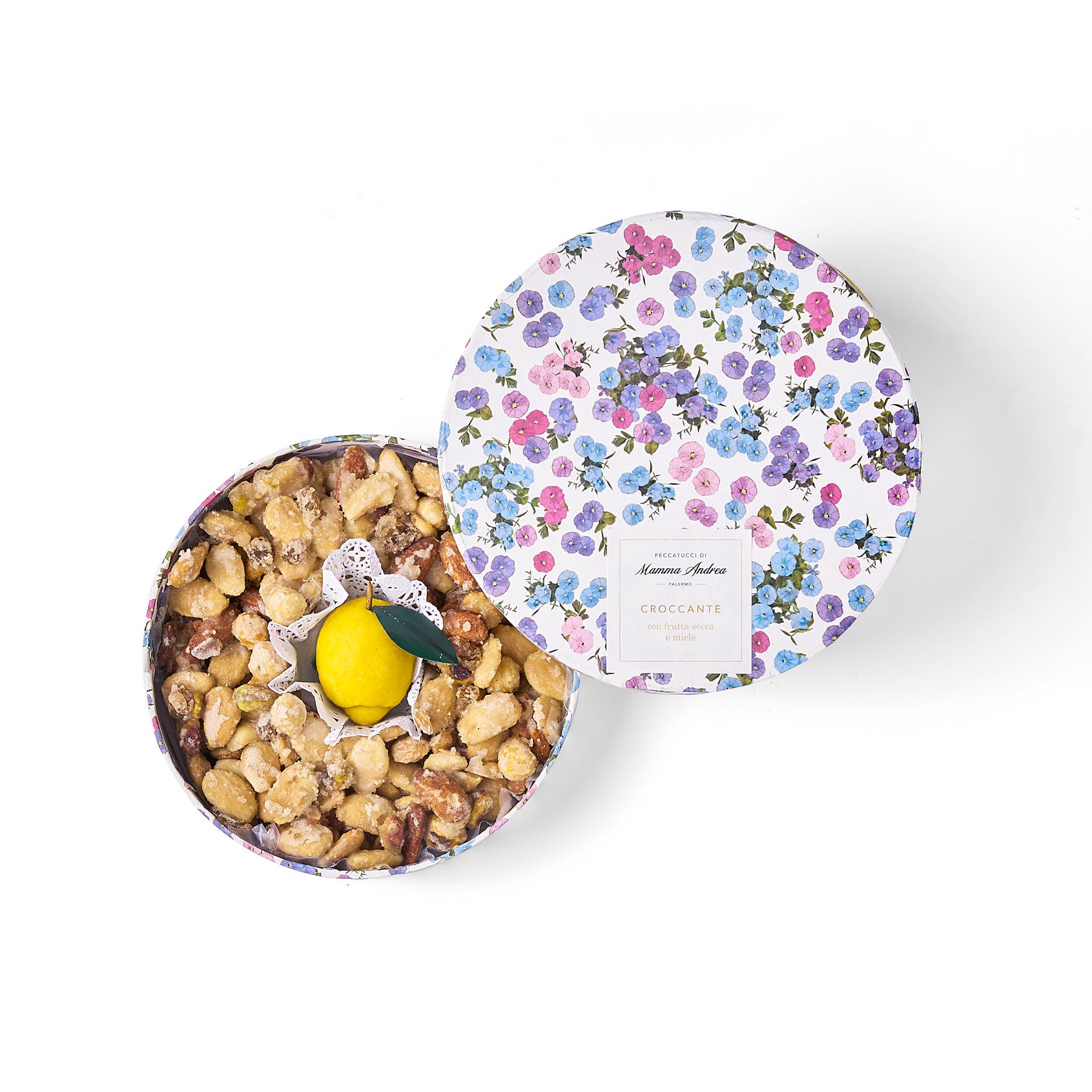 Croccante con limone piccolo di pasta reale - tonda 16
