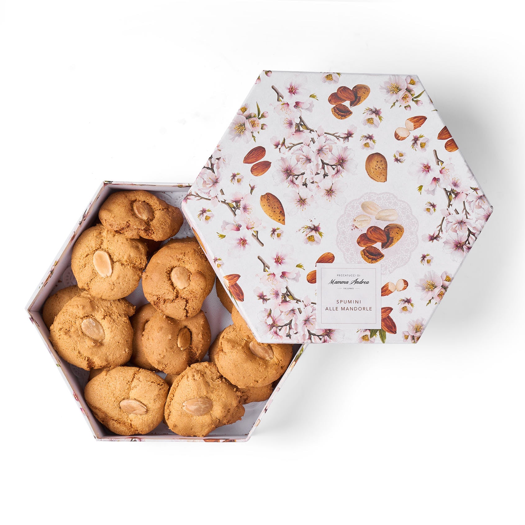 Biscotti spumini alle mandorle